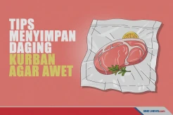 Agar Awet dan Tahan Lama, Begini Cara Menyimpan Daging Kurban