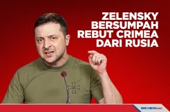 Volodymyr Zelensky Bersumpah akan Rebut Crimea dari Rusia