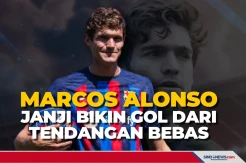Marcos Alonso Janji Bikin Gol dari Tendangan Bebas