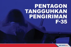 Pentagon Tangguhkan Pengiriman Jet Tempur Siluman F-35