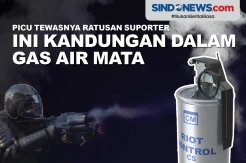 Picu Tewasnya Ratusan Suporter di Kanjuruhan, Ini Kandungan dalam Gas Air Mata