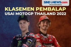 Klasemen Usai MotoGP Thailand 2022: Bagnaia Kejar Quartararo!