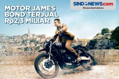 Motor Triumph yang Dipakai James Bond Terjual Rp2,3 Miliar
