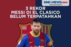 Belum Terpatahkan, Ini 3 Rekor Lionel Messi di El Clasico