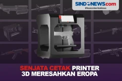 Eropa Waspada Senjata Cetak yang Dibuat dari Printer 3D