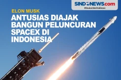Elon Musk Antusias Diajak Bangun Peluncuran SpaceX di Indonesia