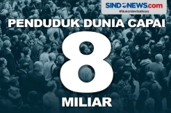 Penduduk Dunia Resmi Mencapai 8 Miliar Jiwa Hari Ini
