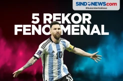 Gilas Australia, Lionel Messi Cetak 5 Rekor Fenomenal