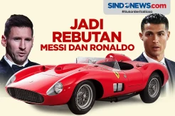 Mobil Ferrari Langka Ini jadi Rebutan Messi dan Ronaldo