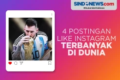 Resmi Milik Messi, Ini 4 Postingan Like Instagram Terbanyak