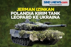 Jerman Izinkan Polandia Kirim Tank Leopard ke Ukraina
