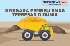 Ada Indonesia, Ini 5 Negara Pembeli Emas Terbesar di Dunia