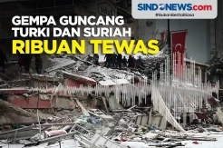 Gempa Dahsyat Guncang Turki dan Suriah, Ribuan Orang Tewas