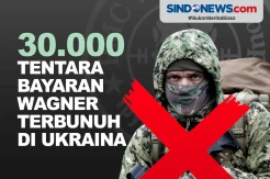 30.000 Tentara Bayaran Wagner Rusia Terbunuh di Ukraina