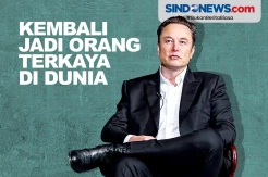 Saham Tesla Naik, Elon Musk Kembali jadi Orang Terkaya Dunia