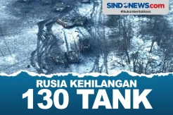 130 Tank Rusia Hancur dalam Pertempuran Epik di Vuhledar