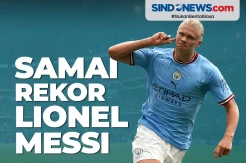 Erling Haaland Samai Rekor Lionel Messi