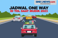 Catat! Ini Jadwal One Way di Jalan Tol saat Mudik Lebaran 2023