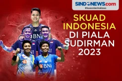 Skuad Resmi Bulu Tangkis Indonesia di Piala Sudirman 2023