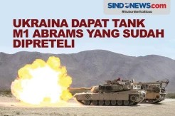 Ukraina Dapat Tank M1 Abrams yang Sudah Dipreteli