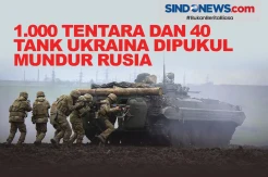 1.000 Tentara dan 40 Tank Ukraina Dipukul Mundur Rusia