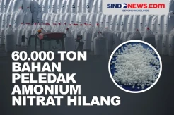 60.000 Ton Bahan Peledak Amonium Nitrat Hilang