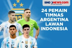 Daftar 24 Pemain Timnas Argentina Lawan Indonesia