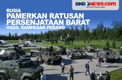 Rusia Pamerkan Persenjataan Barat yang Direbut dari Ukraina