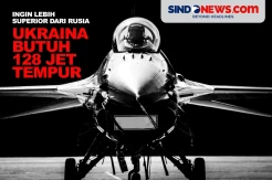 Ukraina Butuh 128 Jet Tempur jika Ingin Lebih Superior dari Rusia