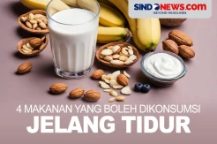 4 Makanan yang Boleh Diasup Ketika Merasa Lapar Jelang Tidur