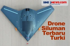Drone Siluman Terbaru Buatan Turki Terbang Perdana