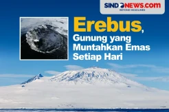 Erebus, Gunung Berapi yang Memuntahkan Emas Setiap Hari