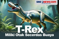 Riset Buktikan Otak T-Rex tak Secerdas Babon Namun seperti Buaya