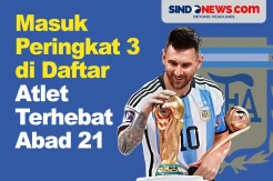 Lionel Messi Masuk Peringkat 3 di Daftar Atlet Terhebat Abad 21