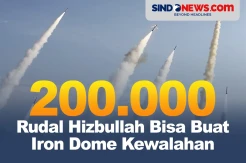 200.000 Rudal Hizbullah Bisa Buat Iron Dome Kewalahan
