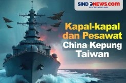 China Kerahkan Jet Tempur dan Kapal Militer untuk Kepung Taiwan