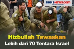 Hizbullah Klaim Tewaskan Lebih dari 70 Tentara Israel
