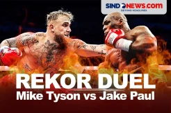 Pertarungan Mike Tyson vs Jake Paul Pecahkan Rekor