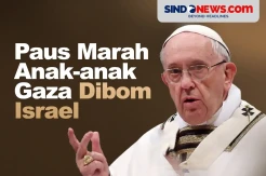 Paus Fransiskus Marah Anak-anak Gaza Dibom oleh Israel