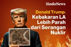 Trump: Kebakaran Los Angeles Lebih Parah dari Serangan Nuklir