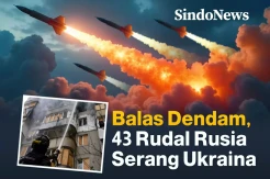 Balas Dendam, Rusia Serang Ukraina dengan 43 Rudal