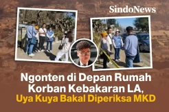 Ngonten di Depan Rumah Korban Kebakaran LA, Uya Kuya Bakal Diperiksa MKD