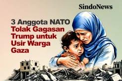 3 Anggota NATO Tolak Gagasan Trump untuk Mengusir Warga Gaza