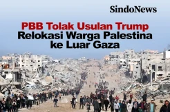 PBB Tolak Usulan Trump Relokasi Warga Palestina ke Luar Gaza