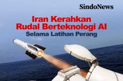 Iran Kerahkan Rudal Berteknologi AI Selama Latihan Perang