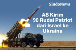 Untuk Lawan Rusia, AS Kirim 90 Rudal Patriot dari Israel ke Ukraina