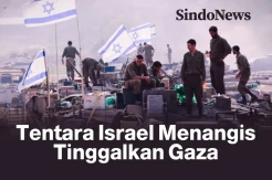 Tentara Israel Menangis usai Tinggalkan Koridor Netzarim di Gaza