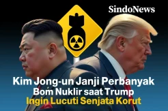 Kim Jong-un Janji Perbanyak  Bom Nuklir saat Trump  Ingin Lucuti Senjata Korut
