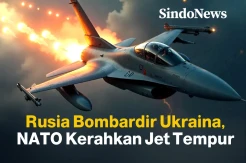 NATO Kerahkan Jet Tempur saat Rusia Bombardir Ukraina