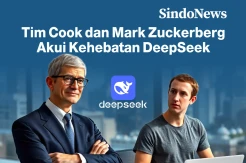 Kehebatan AI DeepSeek Diakui oleh Tim Cook dan Mark Zuckerberg